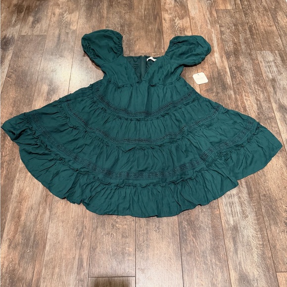 Altar'd State Dresses & Skirts - Altar'd State Deep Green Mini Dress